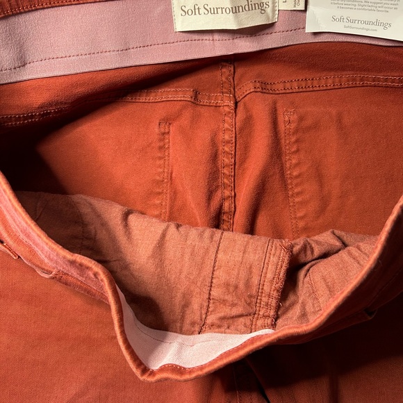 Soft surrounding the ultimate pull on stretch leg relax fit denim pants size L - Picture 8 of 13